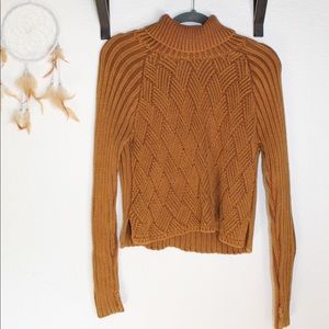 RVCA brown knit sweater
